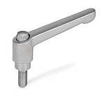 Adjustable Stainless Steel-Hand levers (GN 300.5)