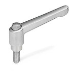 Adjustable Stainless Steel-Hand levers (GN 300.6)