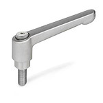 Adjustable Stainless Steel-Hand levers (GN 300.6)