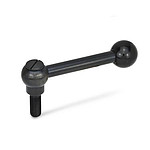 Adjustable clamping levers (GN 6337.3)