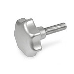 Stainless Steel-Star knobs (GN 6336.5)