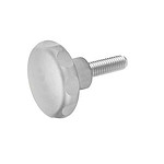 Stainless Steel-Star knobs with threaded stud (GN 5335)