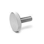 Stainless Steel-Flat Knurled screws (GN 653)