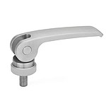 Stainless Steel-Clamping levers with eccentrical cam (GN 927.5)