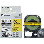 TEPRA PRO 테이프 깨끗하게 벗겨지는 라벨 (노랑 검은문자)