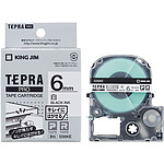 TEPRA PRO 테이프 깨끗하게 벗겨지는 라벨 (흰색 검은문자)