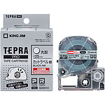 TEPRA PRO 테이프 컷 라벨 (실버 검은문자)