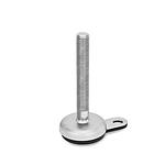 Stainless Steel-levelling feet (GN 33)