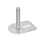 Stainless Steel-levelling feet (GN 43)