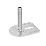 Stainless Steel-levelling feet (GN 43)