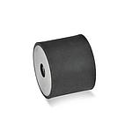 Stainless Steel-Rubber buffers (GN 451-EE)