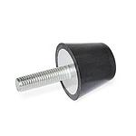 Buffers with threaded stud (GN 253)