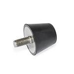 Buffers with threaded stud (GN 254)