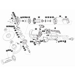 6인치 디스크 그라인더 부품 (DG-150C)