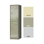 2인용 2단 철재 락커장