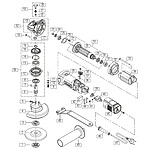 4인치 디스크 그라인더 부품 (AG100S)
