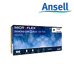 라텍스 장갑 (MICROFLEX DIAMOND GRIP PLUS 63-754)