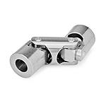 Stainless Steel Universal joints with friction bearing (DIN 808)