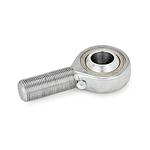 Stainless Steel Ball joint heads with threaded bolt (GN 648.6)