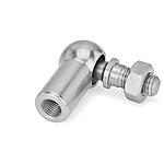 Stainless Steel Angled ball joints (DIN 71802)