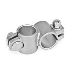 Stainless Steel Two-way connector clamps (GN 132.5)