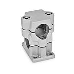 Flanged two-way connector clamps (GN 141)