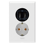 이프렌 USB 2구콘센트 USB소켓2구+접지1구 콘센트