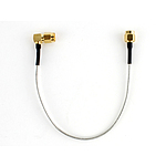 SMA right angle Plug to SMA Plug RG405 구리 외부 케이블(SZH-RA050)