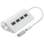 이중접속 USB 3.0 C타입 4포트허브+USB변환젠더 (UH2024C)