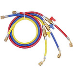 R407C · R404A · R507A · R134a 밸브 부착 충전호스 세트