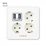 USB 콘센트 3구(직류전원장치 겸용) (J시리즈)