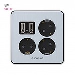 USB 콘센트 3구(직류전원장치 겸용) (J시리즈)
