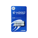LEXEL e-keep AAA충전지 1.2V900mAh AAA2알 카드타입