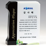 블랙앤화이트 크리스탈 상패 (SP11-258-01)