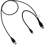 USB 2.0 A to Mini 5핀 Y형 케이블 (NMP-UM209YB)