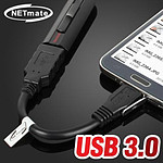 USB 3.0 A to Micro B OTG 케이블 (NM-OTG08)