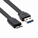 USB 3.0 A to Micro B 플랫 케이블 (NMC-UM3F)