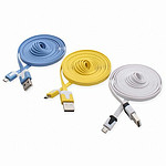 USB 2.0 A to Micro 5핀 데이터 충전 플랫 케이블 (NMC-KVF)