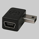Mini 5핀 to USB 꺾임 젠더 (우향/G3896)