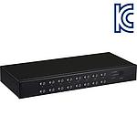 16:1 CAT5 USB KVM 스위치 (CK1016U)