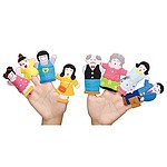 손가락 인형 8종 (워킹맘 가족)