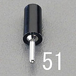 Ø6.5x25mm 칩 잭(검정)