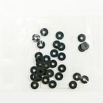 8x 3x1.5mm/M3 고무 평 패킹(30 장)