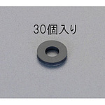 13x 6x2.0mm/M6 고무 평 패킹(30 장)