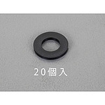 M12/13.0x24x2.5mm 평 와셔(나일론/검정/20 개