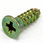 M2.7x10mm 접시머리 나사못(철 크롬/50 개)