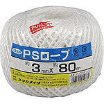 포장 끈 PS 로프 뭉치 3mm × 80m 화이트