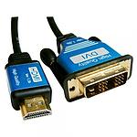DVI to HDMI 블루 케이블 (LS-DVIS-HDMI-B10M)