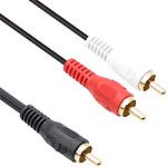 RCA (M) to 2RCA (M) 케이블 (2.8Ø/NMA-R2N)