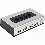4:1 USB2.0 벽걸이형 수동선택기 (NM-US41)